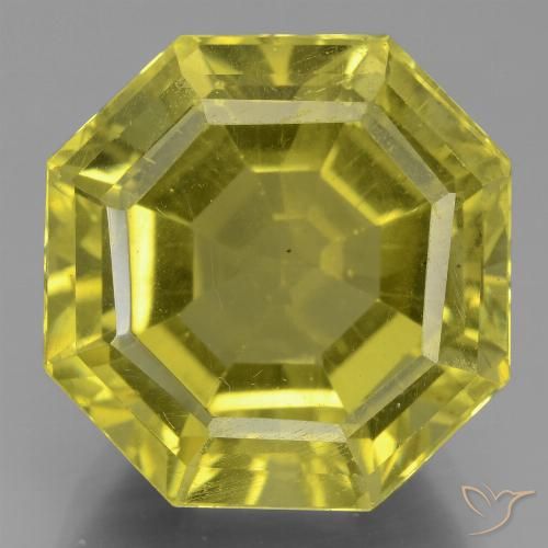 15.89ct Natürlicher Mittelgelb Apatit, Smaragdschliff, VS
