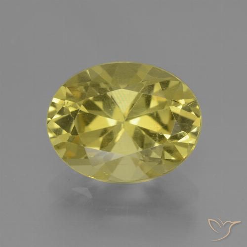 2.54ct Natürlicher Blasses Gelb Apatit, Oval, VS