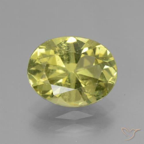 2.37ct Natürlicher grünlich-gelb Apatit, Oval, VS