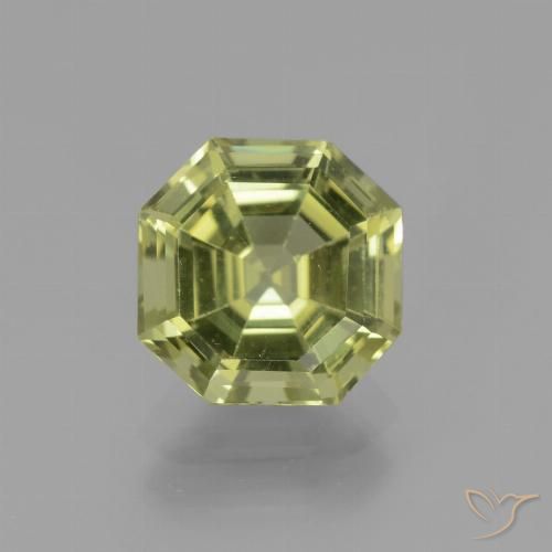 3.59ct Natürlicher hellgrün Apatit, Smaragdschliff, VVS-VS