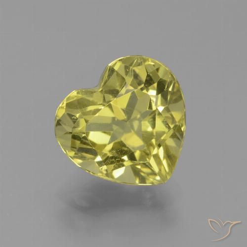 2.27ct Natürlicher Erdiges Gold Apatit, Herz, VVS-VS
