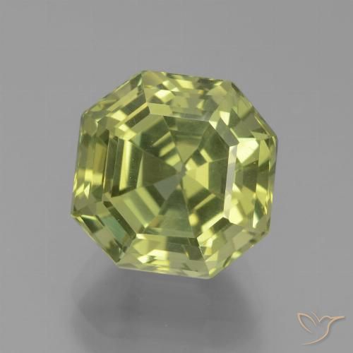5.75ct Natürlicher Helles Waldgrün Apatit, Smaragdschliff, VVS-VS