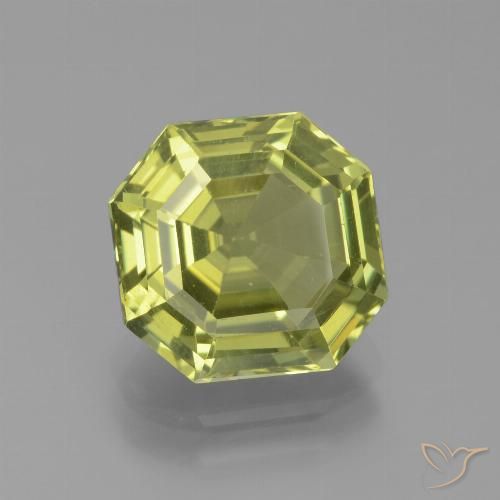 3.95ct Natürlicher Medium Light Green Apatit, Smaragdschliff, VVS-VS