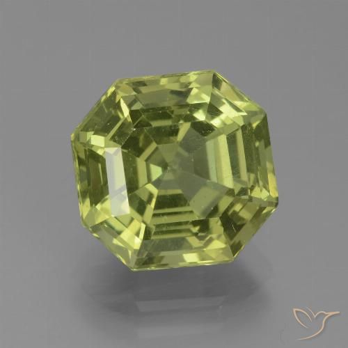 4.78ct Natürlicher Medium Light Green Apatit, Smaragdschliff, VS