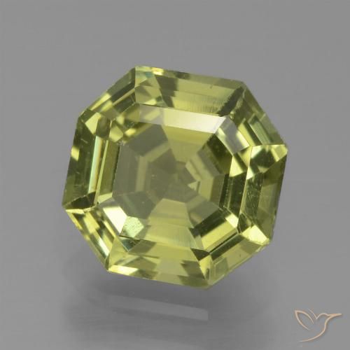 1.93ct Natürlicher Mittelgelb Apatit, Smaragdschliff, VS