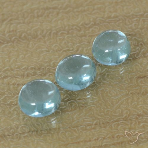 1.60ctw Natürlicher grünlich-blau Apatit, Runden, Transparent