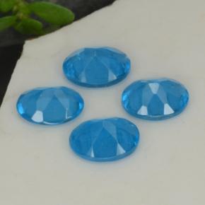 1.25 ct natürliche Intensives Blau Apatit-Edelsteine, Oval Schliff, VS-SI