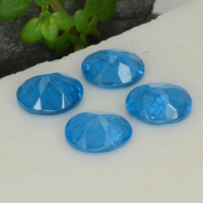 1.34 ct natürliche Intensives Blau Apatit-Edelsteine, Oval Schliff, VS-SI