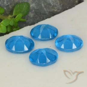 1.43 ct natürliche Intensives Blau Apatit-Edelsteine, Oval, VS-SI