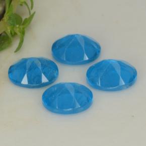 1,60 ct natürliche blauer Apatit-Edelsteine, Oval Schliff, VS-SI