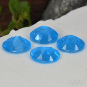 1,40 ct natürliche blauer Apatit-Edelsteine, Oval Schliff, VS-SI