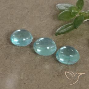 1.10 ct natürliche Elektrischer Blauton Apatit-Edelsteine, Oval, Transparent