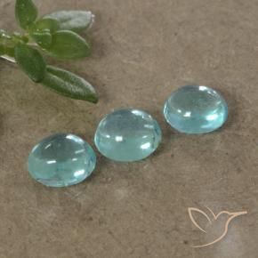 1.10 ct natürliche Elektrischer Blauton Apatit-Edelsteine, Oval, Transparent