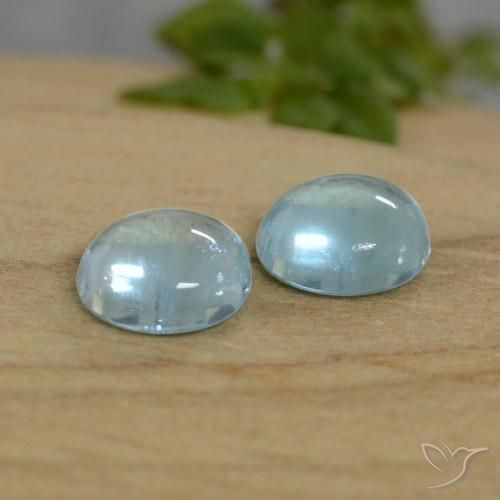 1.07 ct natürliche Hellblau Apatit-Edelsteine, Runden, Transparent