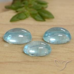 1.50 ct natürliche hellblau Apatit-Edelsteine, Oval, Transparent
