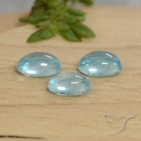 1.50 ct natürliche hellblau Apatit-Edelsteine, Oval, Transparent