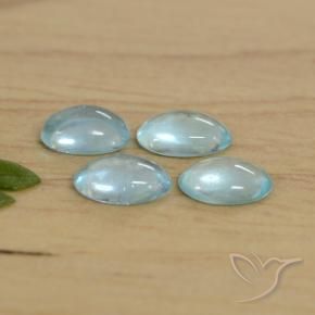 1.27 ct natürliche hellblau Apatit-Edelsteine, Oval, Transparent