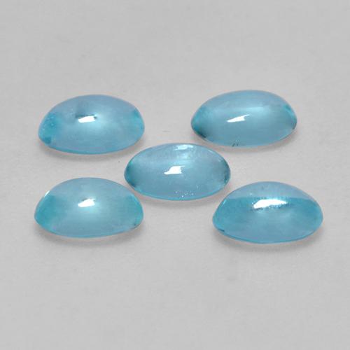 1.90 ct natürliche hellblau-grün Apatit-Edelsteine, Oval, Transparent