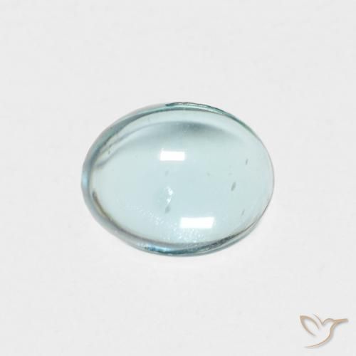 0.93ct Natürlicher Hellblau-Grün Apatit, Oval, Transparent