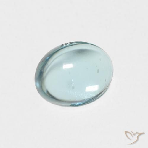 9,17 ctw natürlicher Hellblau-Grün Apatit, Oval, Transparent