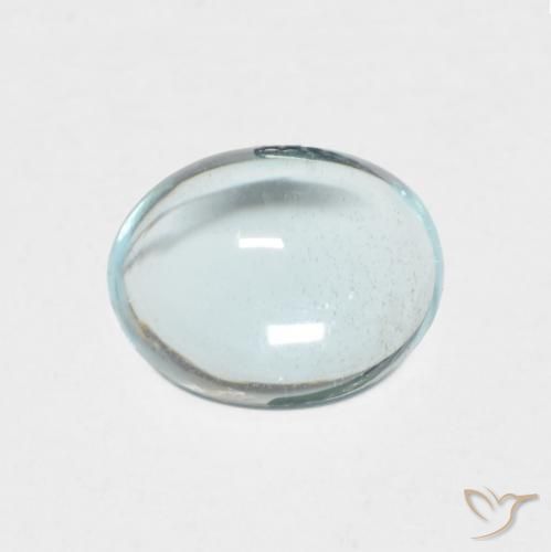 1.21ct Natürlicher Hellblau-Grün Apatit, Oval, Transparent