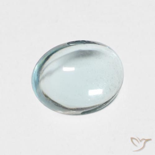 9,17 ctw natürlicher Hellblau-Grün Apatit, Oval, Transparent