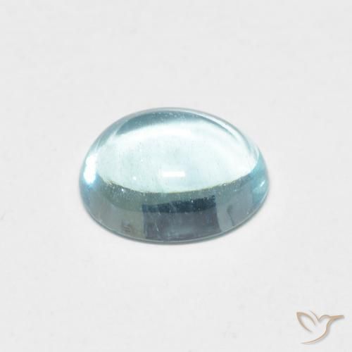 9,17 ctw natürlicher Hellblau-Grün Apatit, Oval, Transparent