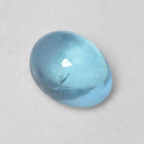 9,17 ctw natürlicher hellblau Apatit, Oval Schliff, Transparent