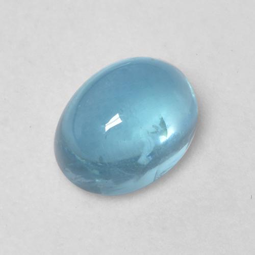 9,17 ctw natürlicher hellblau Apatit, Oval Schliff, Transparent