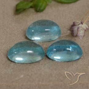 1.75 ct natürliche Blau Apatit-Edelsteine, Oval, Transparent
