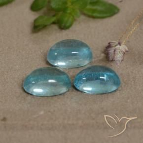 1.75 ct natürliche Blau Apatit-Edelsteine, Oval, Transparent