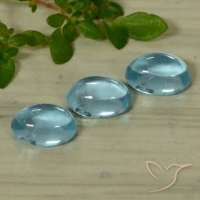 1.53 ct natürliche hellblau Apatit-Edelsteine, Oval, Transparent