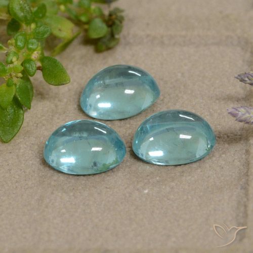 1.96ctw Natürlicher Hellgrünliches Blau Apatit, Oval, Transparent