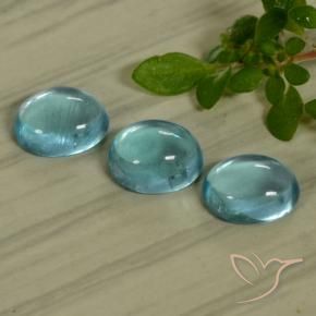 1.82 ct natürliche hellblau Apatit-Edelsteine, Oval, Transparent