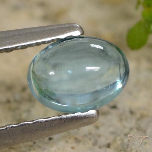 9,17 ctw natürlicher Hellblau Apatit, Oval, Transparent