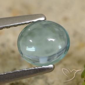 9,17 ctw natürlicher Sehr helles Blaugrün Apatit, Oval, Transparent