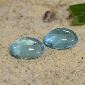 1.16 ct natürliche Blaugrüner Ton Apatit-Edelsteine, Oval, Transparent