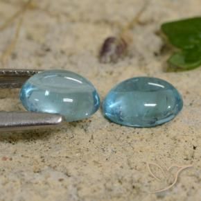 1.16 ct natürliche Blaugrüner Ton Apatit-Edelsteine, Oval, Transparent