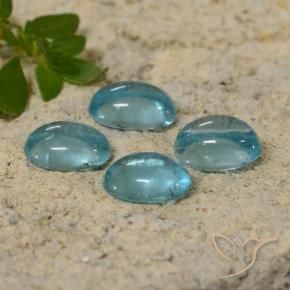1.87 ct natürliche Blaugrüner Ton Apatit-Edelsteine, Oval, Transparent