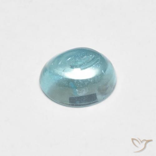 9,17 ctw natürlicher Hellblau-Grün Apatit, Oval, Transparent