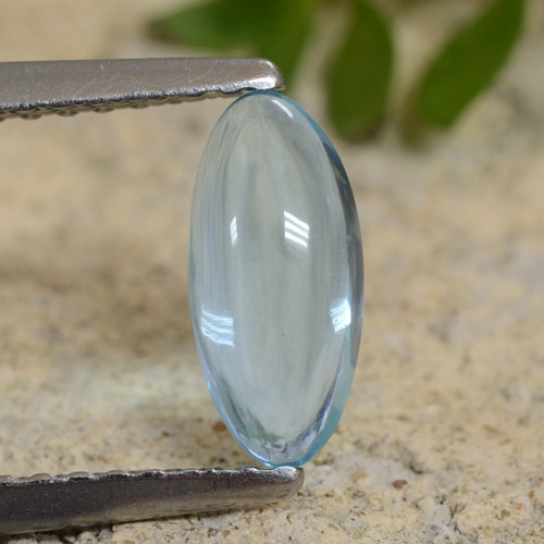 0,73 ctw natürlicher türkiser Apatit, Marquise, Transparent