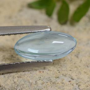 0,73 ctw natürlicher türkiser Apatit, Marquise, Transparent
