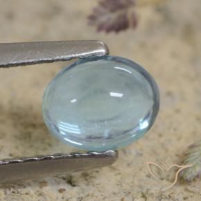 9,17 ctw natürlicher Hellblau Apatit, Oval, Transparent