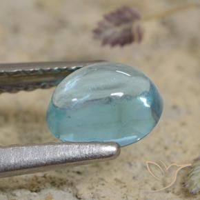 9,17 ctw natürlicher Hellblau Apatit, Oval, Transparent