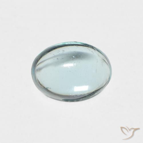 0.87ct Natürlicher Hellblau-Grün Apatit, Oval, Transparent