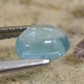 9,17 ctw natürlicher Hellblau-Grün Apatit, Oval, Transparent