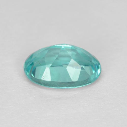 0,86 ctw natürlicher türkiser Apatit, Oval Schliff, VS