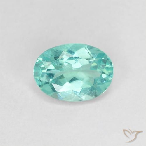 9,17 ctw natürlicher Hellblau Apatit, Oval, VS