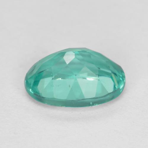 0,90 ctw natürlicher türkiser Apatit, Oval Schliff, VS