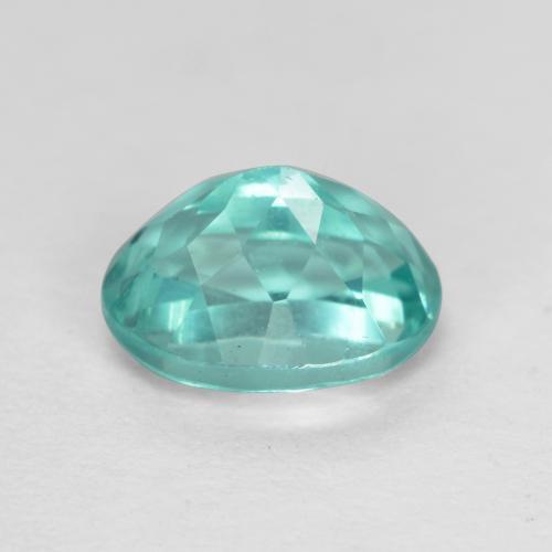 1,14 ctw natürlicher türkiser Apatit, Oval Schliff, VS